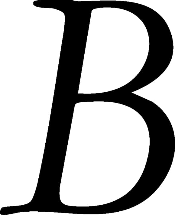B